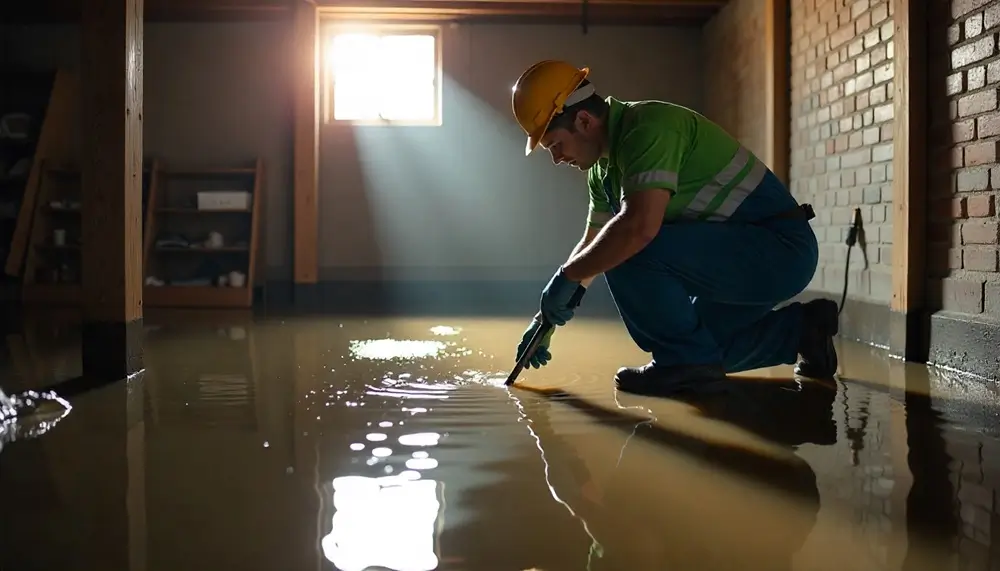 Professional water damage restoration services in Olmstead, KY